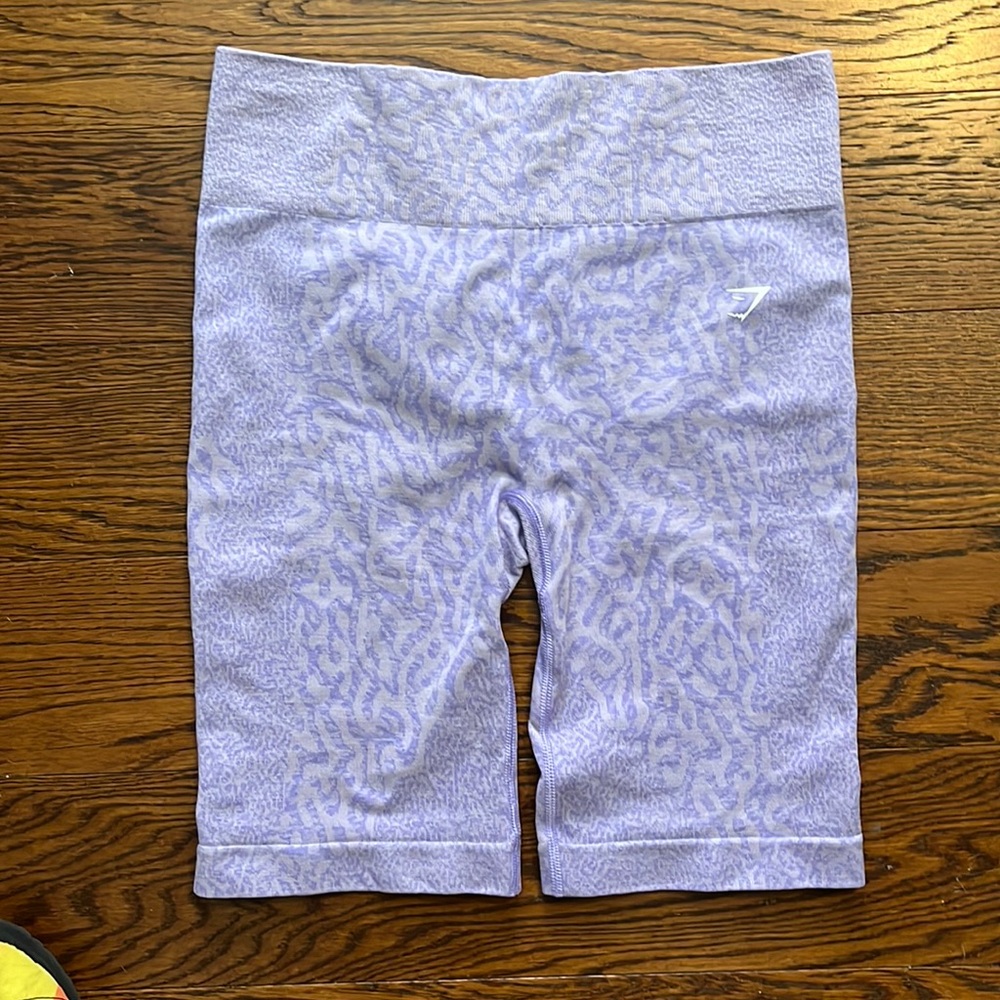 Gymshark Adapt Animal Seamless Cycling Shorts - Reef | Soft Lilac